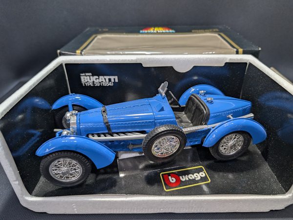 Macheta Bburago 1:18, 1934 Bugatti Type 59