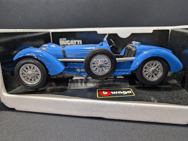 Macheta Bburago 1:18, 1934 Bugatti Type 59 - imagine 2