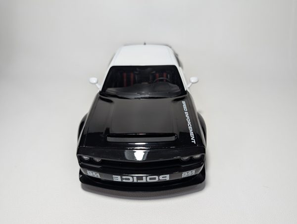 Macheta Solido 1:18, 2023 Dodge Challanger Demon (Highway Police) - imagine 11