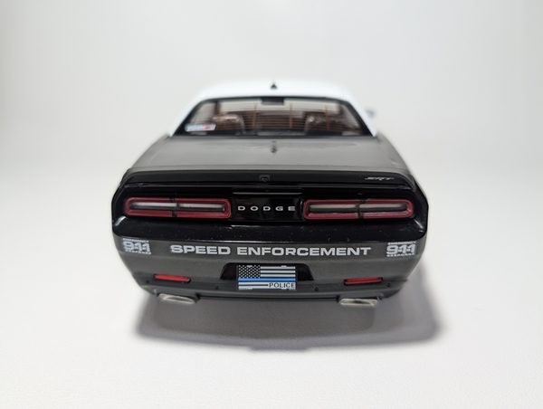 Macheta Solido 1:18, 2023 Dodge Challanger Demon (Highway Police) - imagine 13